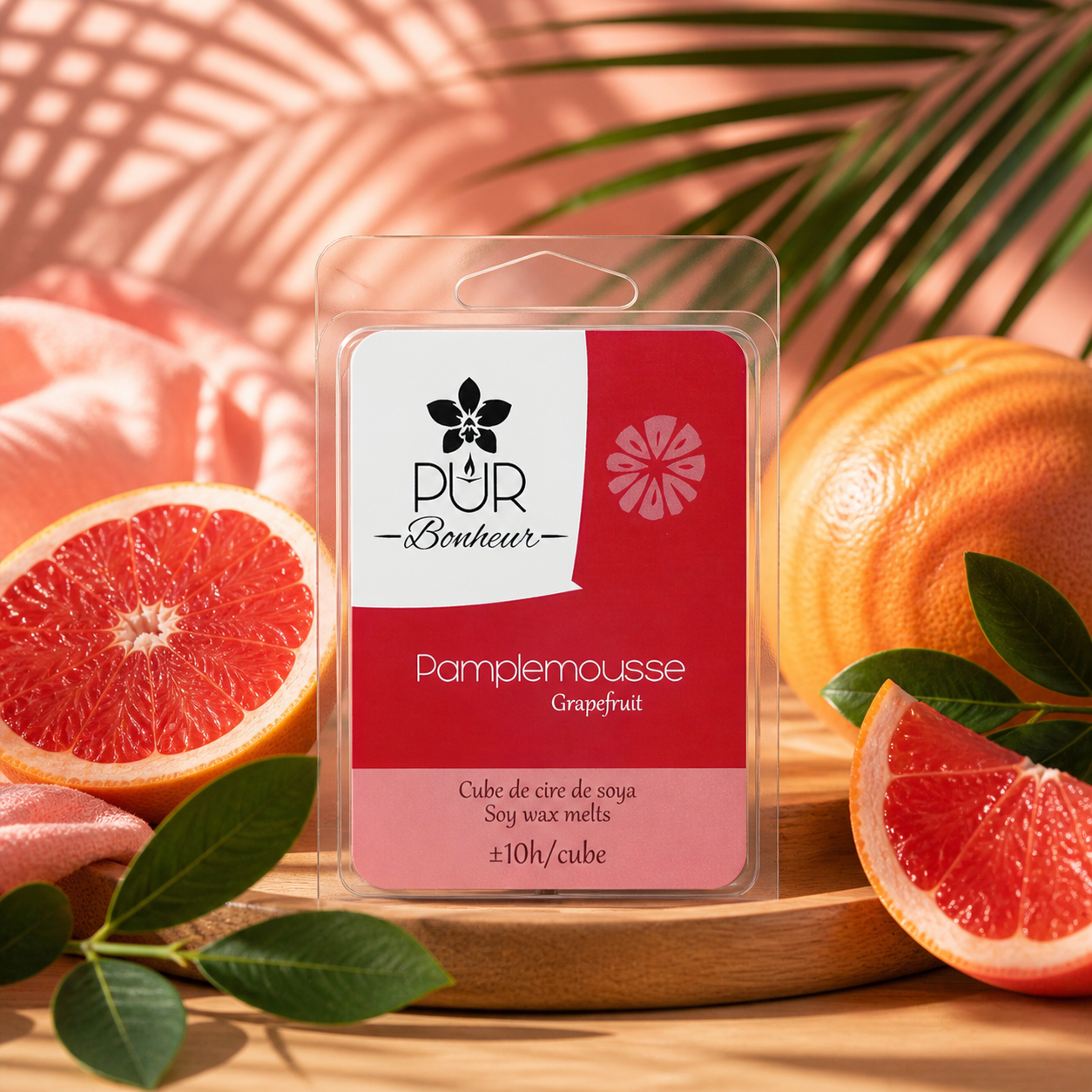 Cube de cire - Pamplemousse
