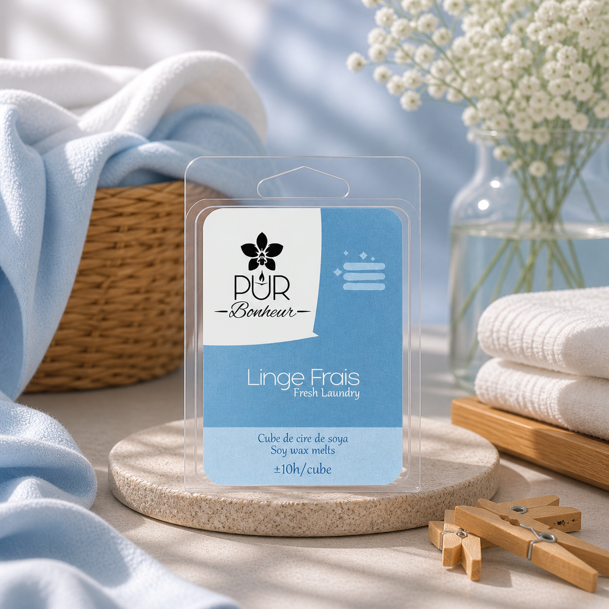 Cube de cire - Linge Frais