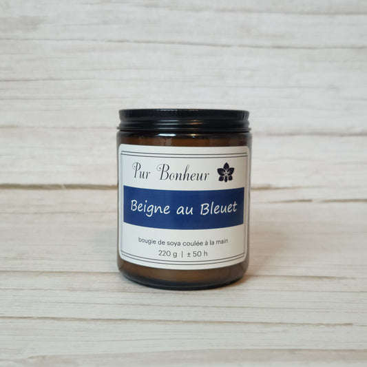 Bougie - Beigne au Bleuet