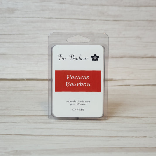 Cube de cire - Pomme Bourbon