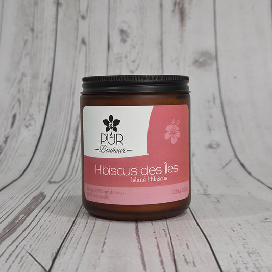 Bougie - Hibiscus des Îles