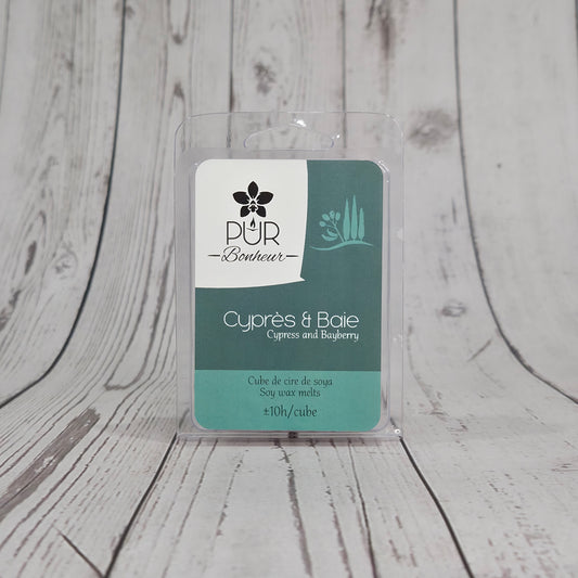 Cube de cire - Cyprès et Baie