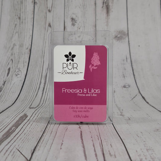Cube de cire - Freesia et Lilas