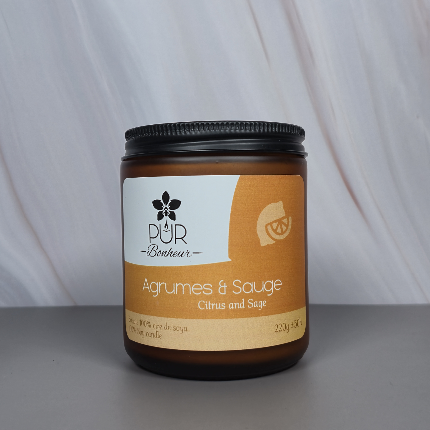 Bougie - Agrumes et Sauge