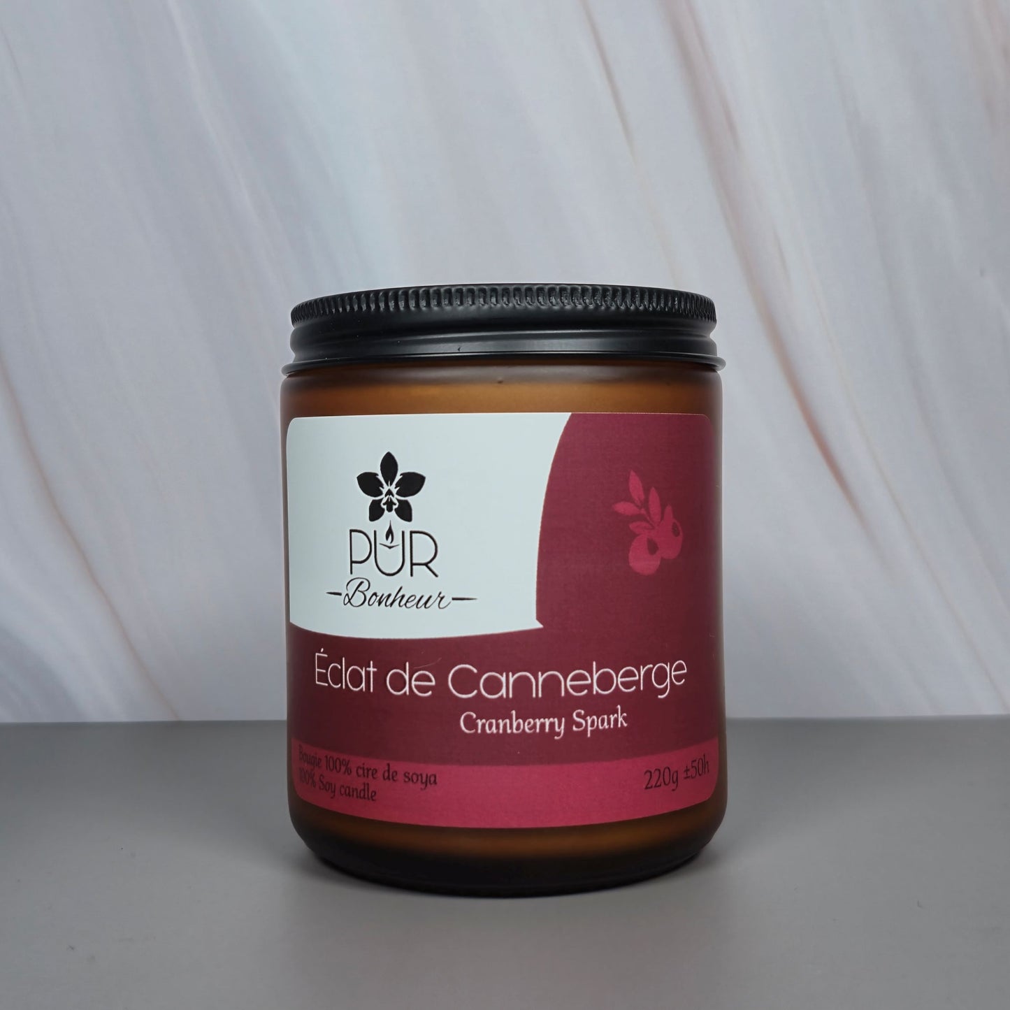 Bougie - Éclat de Canneberge