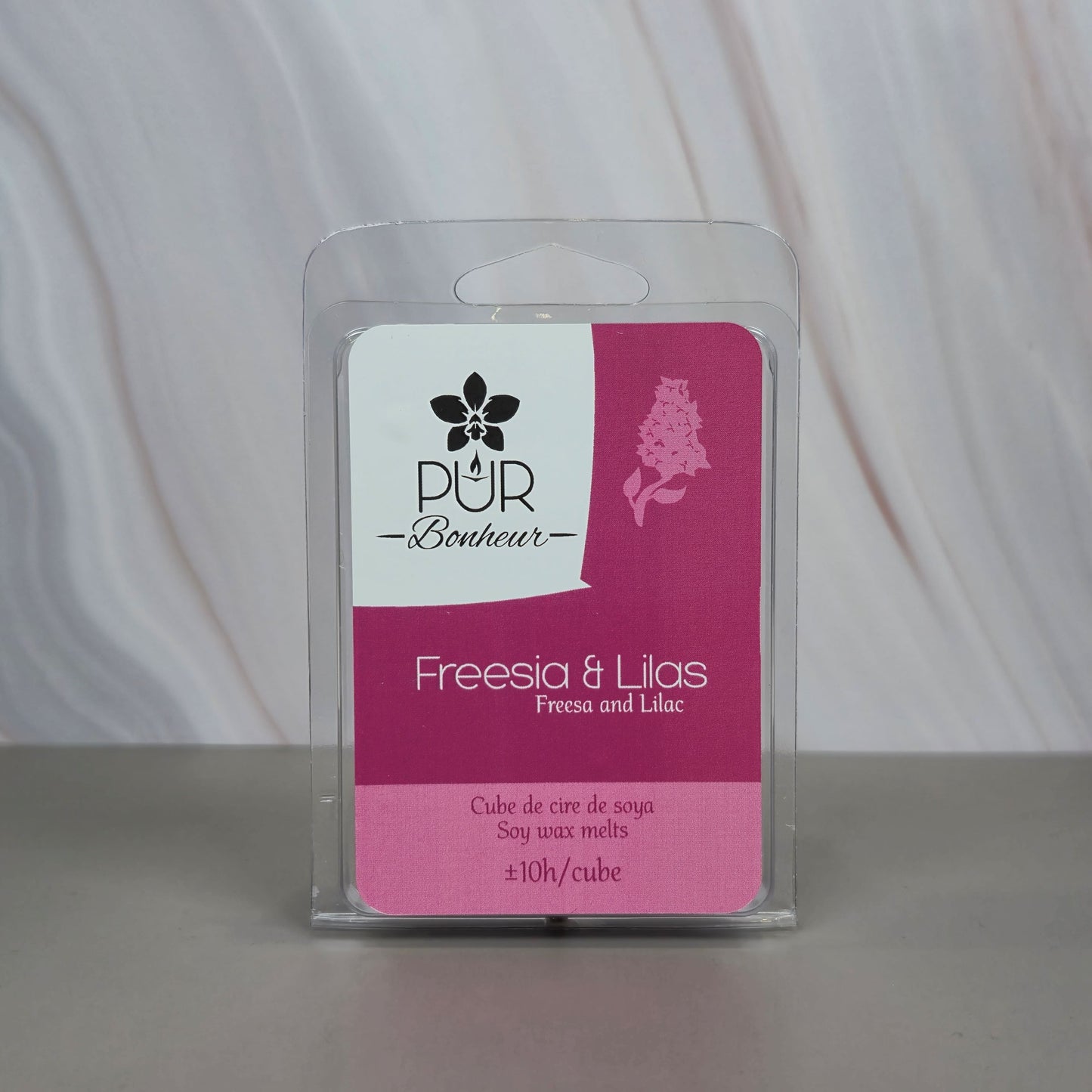 Cube de cire - Freesia et Lilas