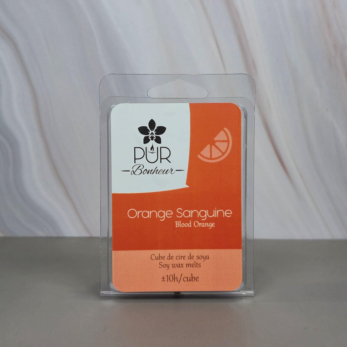 Cube de cire - Orange Sanguine