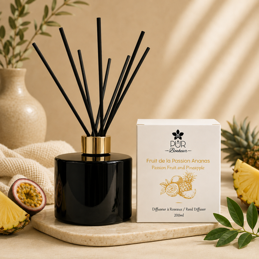 Diffuseur à Roseaux - Fruit de la Passion Ananas