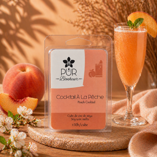 Cube de cire - Cocktail à la Pêche