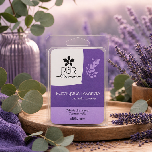 Cube de cire - Eucalyptus Lavande