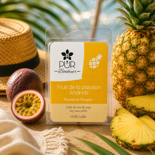 Cube de cire - Fruit de la Passion et Ananas