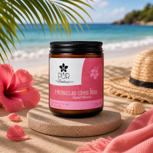 Bougie - Hibiscus des Îles